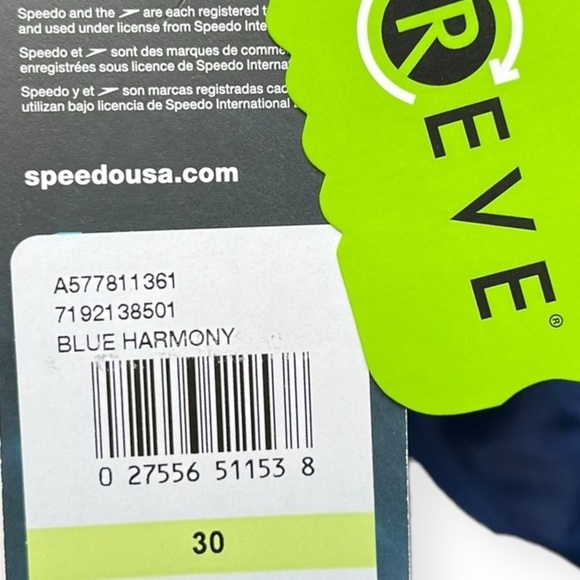 🌻NEW w/tags Speedo Eco ProLT Black Flyback Performance Racing Swimsuit  4/30 - Picture 8 of 8